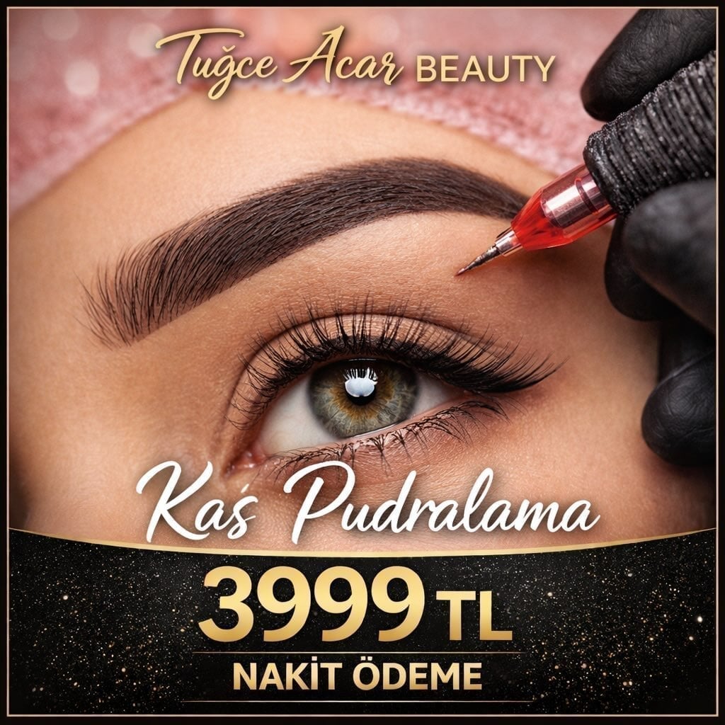 Kaş Pudralama — Doğal Görünüm